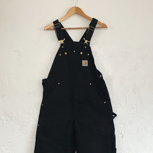 Carhartt Men's Quilt Lined Duck Bib Overalls R02